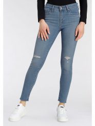 Levi´s Dżinsy "711" - Skinny fit - w kolorze niebieskim rozmiar: W26/L32. Niebieskie jeansy l, z aplikacjami, klasyczne. Za 180.91 zł.