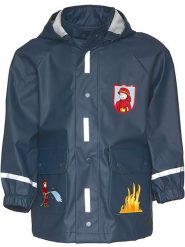 Playshoes Płaszcz przeciwdeszczowy w kolorze granatowym rozmiar: 116. Niebieskie płaszcze Playshoes, bez wzorów, bez kaptura. Za 87.40 zł.