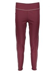 Copenhagen Studios Legginsy sportowe w kolorze bordowym rozmiar: XL. Czerwone legginsy Copenhagen Studios, xl, bez wzorów, z materiału, z podwyższonym stanem, outdoorowe. Za 87.19 zł.