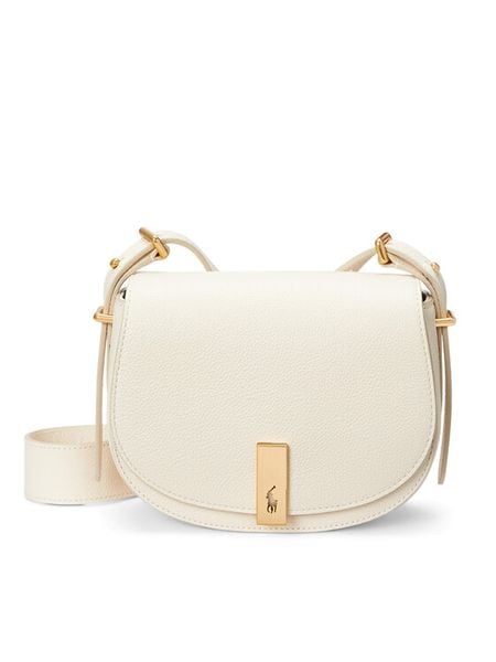 Polo Ralph Lauren Torebka 428932626002 Écru. Listonoszki Polo Ralph Lauren, bez wzorów, ze skóry, bez dodatków. Za 1,539.00 zł.