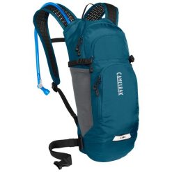 Plecak rowerowy z bukłakiem CamelBak Lobo. Niebieskie plecaki Camelbak, bez wzorów, bez dodatków. Za 499.90 zł.