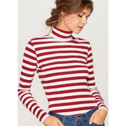 Cienki sweter z golfem - Brązowy. Swetry marki INESIS. Za 49.99 zł.