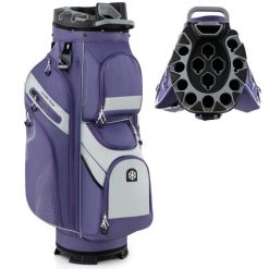Torba na kije golfowe z 14 przegrodami i 11 kieszeniami. Torby sportowe Costway, bez wzorów. Za 389.00 zł.