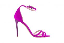 Sandały Bayla-097 05 Fuksjowe Sandały, Skóra naturalna - 40. Czerwone sandały Bayla, bez wzorów, ze skóry, bez obcasa, na obcasie, bez zapięcia. W wyprzedaży za 179.10 zł.