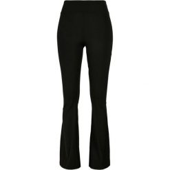 Legginsy Damskie Z Recyklingu Szeroka Z Wysokimi Stanami. Czarne legginsy Urban Classics, bez wzorów, sportowe. Za 154.99 zł.