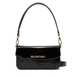 Torebka Valentino. Czarne listonoszki Valentino, bez wzorów, bez dodatków. Za 439.99 zł.
