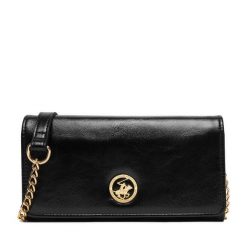 Portfel Beverly Hills Polo Club. Czarne portfele Beverly Hills Polo Club, bez wzorów. Za 99.99 zł.