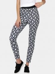 Legginsy Damskie Luhta Idula. Białe legginsy Luhta, bez wzorów, z materiału, sportowe. Za 309.00 zł.
