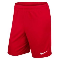 Dziecięce/niemowlęce Spodenki Z Dzianiny Dry Park III. Czerwone szorty Nike, bez wzorów, z dzianiny, sportowe. Za 71.99 zł.