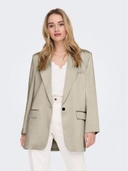 ONLY Marynarka 15275720 Szary Oversize. Szare marynarki i żakiety ONLY, bez wzorów, z syntetyku, bez ramiączek. Za 469.99 zł.