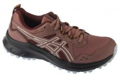 Buty do biegania damskie, Trail Scout 3. Czerwone buty treningowe ASICS, bez wzorów, z materiału, przed kostkę, bez zapięcia, do biegania. Za 279.99 zł.