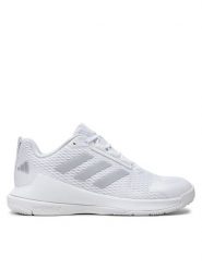 Adidas Buty halowe Novaflight 2 Indoor IG1609 Biały. Białe buty treningowe adidas, bez wzorów, z materiału, bez zapięcia. Za 309.99 zł.