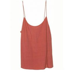 Koszulka turystyczna damska SuperDry Ecovero Strappy Cami Top. Brązowe topy Superdry, m, bez wzorów, z wiskozy. Za 112.00 zł.