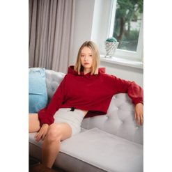 Bluza do jogi Moonholi Ivy Hoodie z kapturem. Czerwone bluzy MOONHOLI, bez wzorów, z kapturem, na fitness i siłownię. Za 399.00 zł.