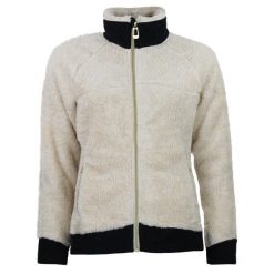 Polar damski zapinany na zamek Peak Mountain Coral Sherpa 300G. Białe bluzy z polaru Peak Mountain, bez wzorów, z polaru. W wyprzedaży za 200.00 zł.