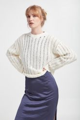 Sweter damski Julia SAMSØE SAMSØE. Swetry Samsøe & Samsøe, m, bez wzorów, bez ramiączek. W wyprzedaży za 399.50 zł.