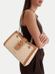 Nine West Torebka CEO-Karna-KY217 Beżowy. Brązowe torebki klasyczne Nine West, bez wzorów, z materiału, bez dodatków. Za 229.99 zł.