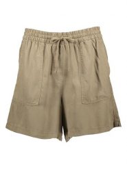 ONLY Szorty w kolorze khaki rozmiar: XS. Brązowe szorty ONLY, bez wzorów, z lyocellu. Za 48.39 zł.