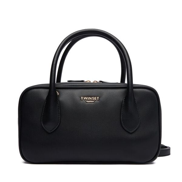 Torebka TWINSET. Czarne torebki klasyczne Twinset, bez wzorów, klasyczne, bez dodatków. Za 519.99 zł.