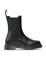 Dr. Martens Sztyblety 2976 Hi 26964001 Czarny. Czarne botki Dr Martens, bez wzorów, ze skóry, bez obcasa, na płaskiej podeszwie, bez zapięcia. Za 699.99 zł.