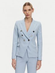 ARTIGLI Marynarka ACGI000839 Błękitny Regular Fit. Niebieskie marynarki i żakiety Artigli, bez wzorów, z syntetyku, bez ramiączek. Za 489.99 zł.