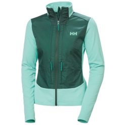 Damska bluza hybrydowa Helly Hansen Versalite. Niebieskie bluzy bez kaptura Helly Hansen, bez wzorów, z polaru. Za 499.00 zł.