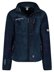 Geographical Norway Kurtka polarowa "Tamoureuse" w kolorze granatowym rozmiar: XXL. Niebieskie kurtki Geographical Norway, xxl, bez wzorów, z polaru, bez kaptura. Za 107.95 zł.