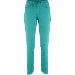 Dżinsy "authentik-stretch" SKINNY bonprix matowy turkusowy. Jeansy marki bonprix. Za 54.99 zł.
