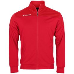 Bluza dresowa zapinana na zamek błyskawiczny Stanno Pride. Czerwone bluzy STANNO, l, bez wzorów, z dresówki, bez ramiączek, bez kaptura. Za 244.00 zł.