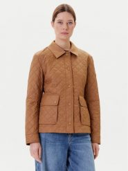 Tommy Hilfiger Kurtka przejściowa WW0WW45641 Brązowy Regular Fit. Brązowe kurtki Tommy Hilfiger, xs, bez wzorów, z syntetyku, bez kaptura. Za 719.99 zł.