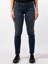 Diesel Clothes Dżinsy "Gracey"- Slim fit - w kolorze granatowym rozmiar: W25/L32. Niebieskie jeansy Diesel Clothes, l, z aplikacjami, klasyczne. Za 119.12 zł.