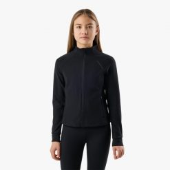 Kurtka softshell trening junior Swedemount Core Full Zip Jacket szybkoschnąca. Czarne kurtki SWEDEMOUNT, l, bez wzorów, z materiału, wakacyjne, bez kaptura. Za 129.99 zł.