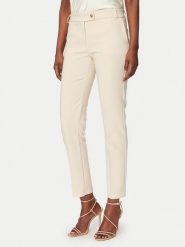 Rinascimento Spodnie materiałowe CFC0128638003 Beżowy Slim Fit. Brązowe spodnie materiałowe Rinascimento, bez wzorów, z materiału. Za 399.99 zł.