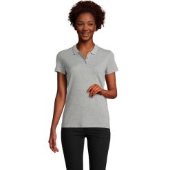 Damska Koszulka Polo Planet Melange. Szare t-shirty sportowe SOL'S, xl, bez wzorów, bez ramiączek. Za 79.99 zł.