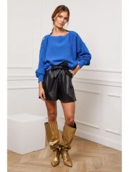 Joséfine Sweter "Burny" w kolorze niebieskim rozmiar: S. Niebieskie swetry Joséfine, s, bez wzorów, z kaszmiru, bez ramiączek. Za 173.99 zł.