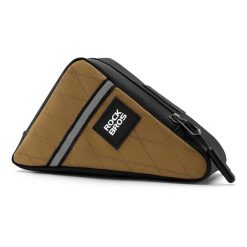 Torba trójkątna Rockbros na ramę rowerową. Czarne torebki klasyczne ROCKBROS, bez wzorów, sportowe, bez dodatków. Za 49.99 zł.