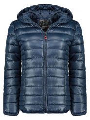 Geographical Norway Kurtka pikowana "Annecy" w kolorze granatowym rozmiar: L. Niebieskie kurtki Geographical Norway, l, bez wzorów, bez kaptura. Za 145.95 zł.