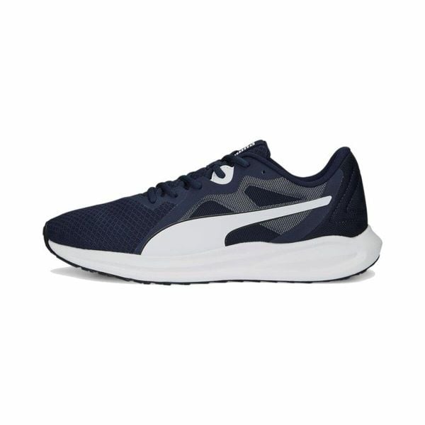 Obuwie do Biegania dla Dorosłych Running Puma Twitch Runner Fresh Czarny. Białe buty do biegania Puma, bez wzorów, z gumy, bez zapięcia, do biegania. Za 299.00 zł.