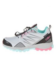 CMP Buty "Atik Fast" w kolorze błękitno-szaro-jasnoróżowym do biegania rozmiar: 38. Szare buty do biegania CMP, bez wzorów, z materiału, bez zapięcia, do biegania. Za 223.27 zł.