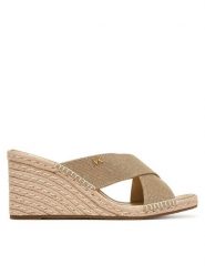 MICHAEL Michael Kors Espadryle Kenzie 40S6KZMS6D Złoty. Żółte espadryle MICHAEL Michael Kors, bez wzorów, z materiału, bez obcasa. Za 589.99 zł.