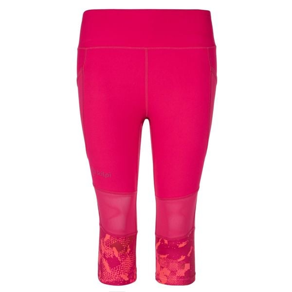 Damskie legginsy 3/4 Kilpi SOLAS-W. Czerwone legginsy Kilpi, bez wzorów, z materiału. Za 112.21 zł.