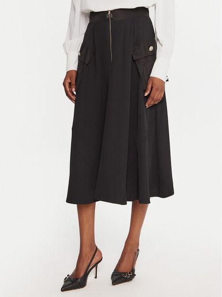 Rinascimento Spódnica midi CFC0126183003 Czarny Regular Fit. Czarne spódnice Rinascimento, xl, bez wzorów, z syntetyku, midi. Za 289.99 zł.