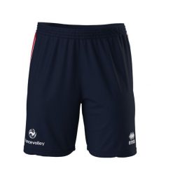 Damskie oficjalne spodenki treningowe drużyny France 2023/24. Niebieskie szorty sportowe ERREA, bez wzorów, do siatkówki. Za 171.00 zł.