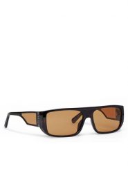 Guess Okulary przeciwsłoneczne GU00136 Brązowy. Brązowe okulary przeciwsłoneczne Guess, z aplikacjami, z tworzywa sztucznego, plastikowe. Za 419.99 zł.