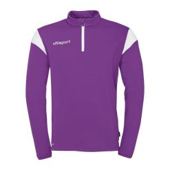Bluza treningowa z zamkiem błyskawicznym 1/4 Uhlsport Squad 27. Białe bluzy Uhlsport, s, bez wzorów, bez ramiączek, bez kaptura. Za 193.80 zł.