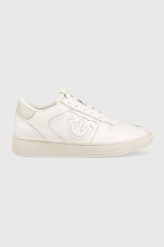 Pinko sneakersy Bondy kolor biały 100901 A0NY Z04. Białe buty sportowe lifestyle Pinko, bez wzorów, z gumy, sportowe, z okrągłym noskiem, bez zapięcia. Za 879.99 zł.