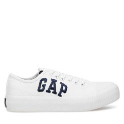 Trampki Gap. Białe trampki GAP, bez wzorów, bez zapięcia. Za 159.99 zł.