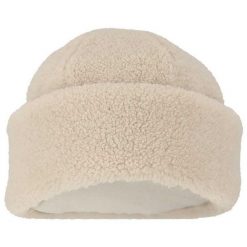 Damska czapka pluszowa, rozmiar uniwersalny, zestaw. Brązowe czapki zimowe SARLINI, bez wzorów, z materiału, eleganckie. Za 128.95 zł.