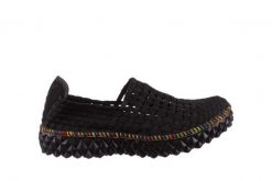 Półbuty Rock Full Breath Bin Black With Tutti Frutti Binding 23 032956, Czarny, Materiał - 37. Czarne buty sportowe lifestyle Rock Spring, na lato, bez wzorów, z materiału, rockowe, bez obcasa. W wyprzedaży za 164.99 zł.