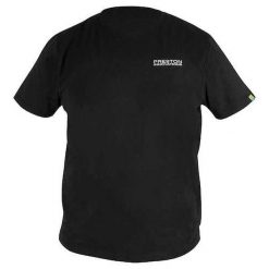 Koszulka Wędkarska Preston Black T-Shirt. Czarne t-shirty PRESTON INNOVATIONS, m, bez wzorów, sportowe, bez kołnierzyka, bez ramiączek. Za 99.99 zł.